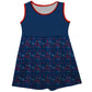 Anchor and Waves Print Monogram Navy Tank Dress - Wimziy&Co.
