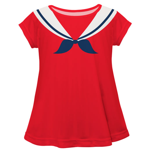 Sailor Red Short Sleeve Laurie Top