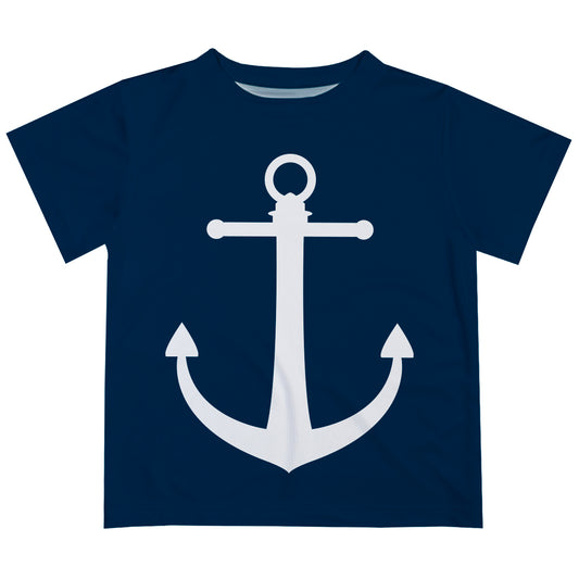 Anchor Navy Short Sleeve Tee Shirt