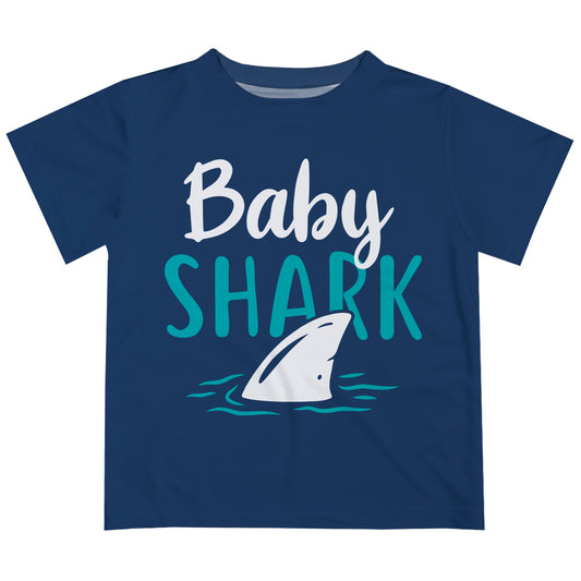 Baby Shark Navy Short Sleeve Tee Shirt