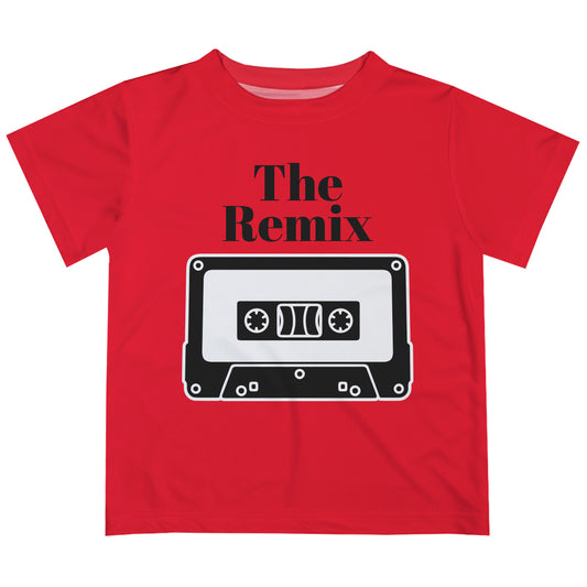 The Remix Cassette Red Short Sleeve Tee Shirt