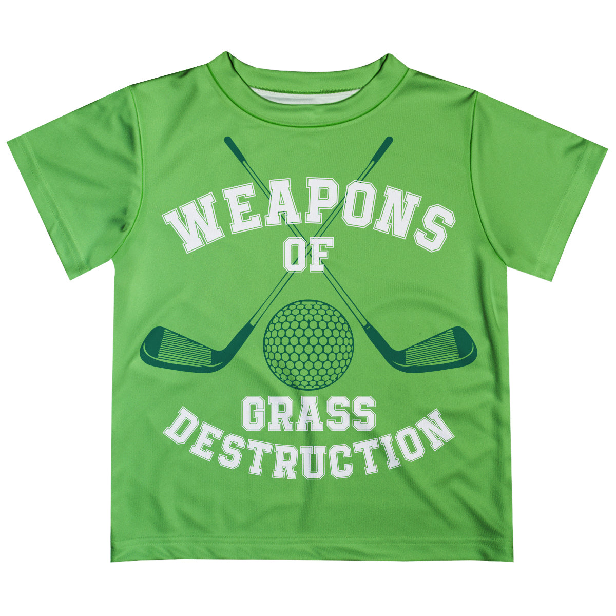 Weapons Of Grass Destruction Green Short Sleeve Tee Shirt