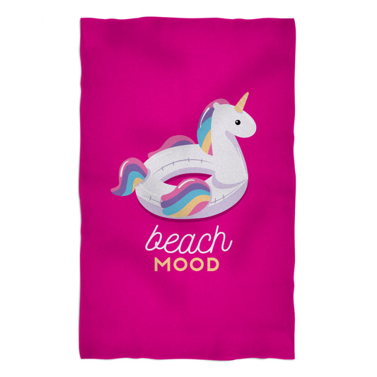 Beach Mood Hot Pink Towel 51 x 32""