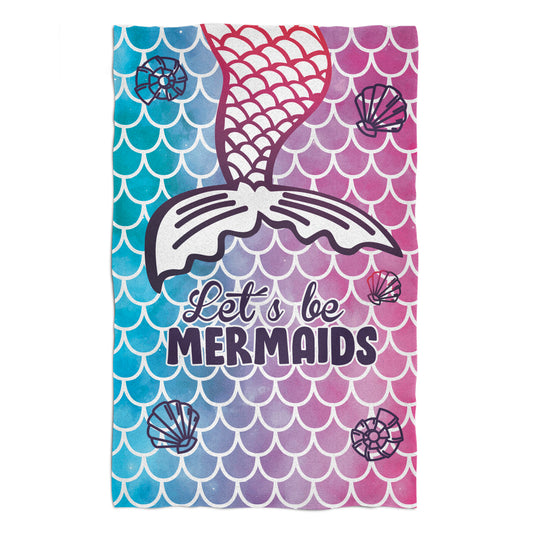 Lets Be Mermaids Colors Towel 51 x 32""
