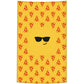 Summer and Pizza Print Yellow Towel 51x 32""