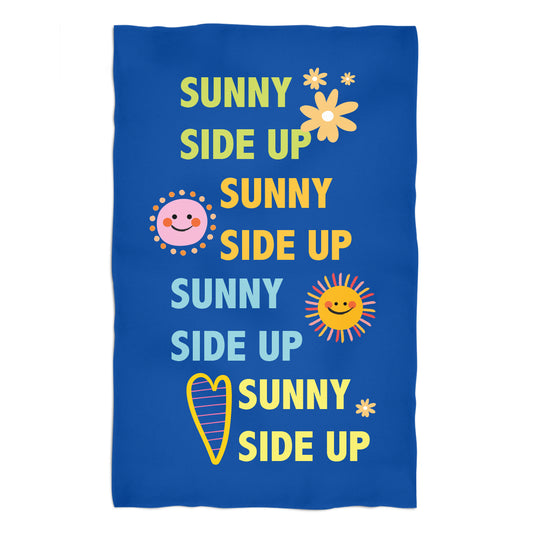 Sunny Side Up Royal Towel 51 x 32""