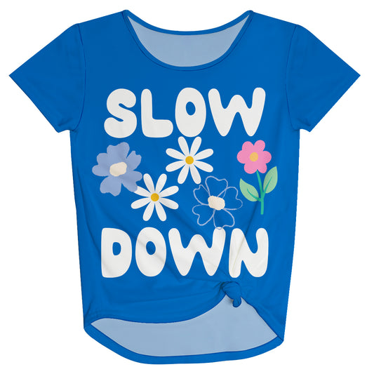 Slow Down Royal Knot Top