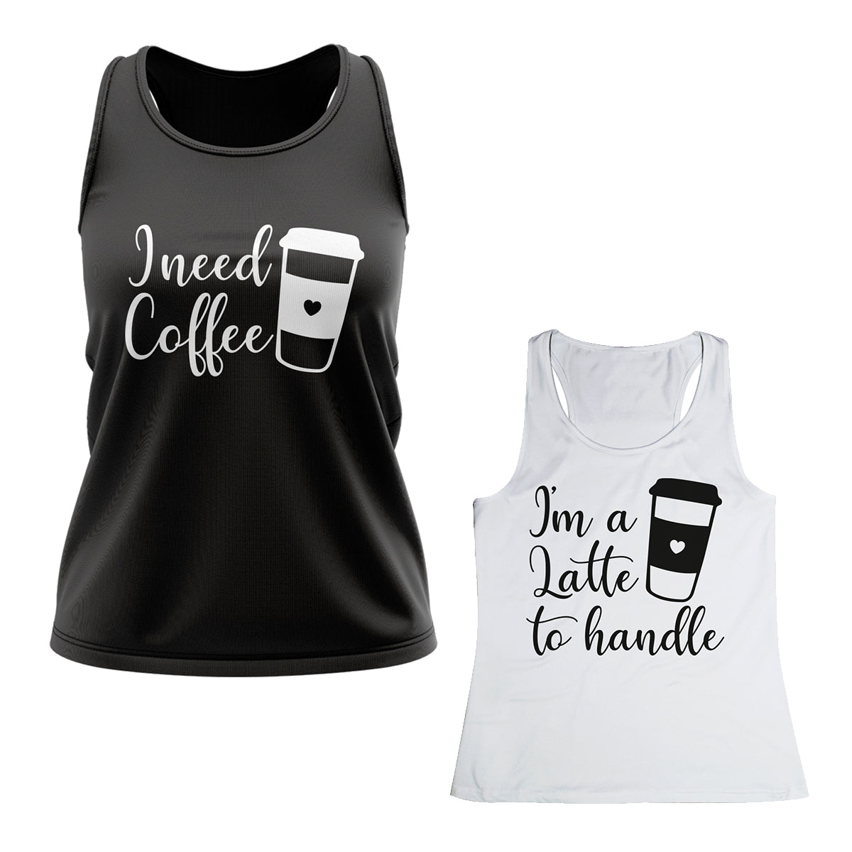 I Am A Latte To Handle White Knot Top - Wimziy&Co.
