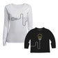 Electrici Elementes White Long Sleeve Tee Shirt - Wimziy&Co.