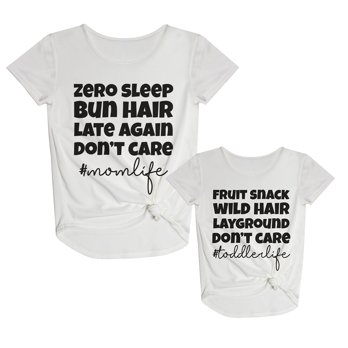 Toddlerlife White Short Sleeve Knot Top - Wimziy&Co.
