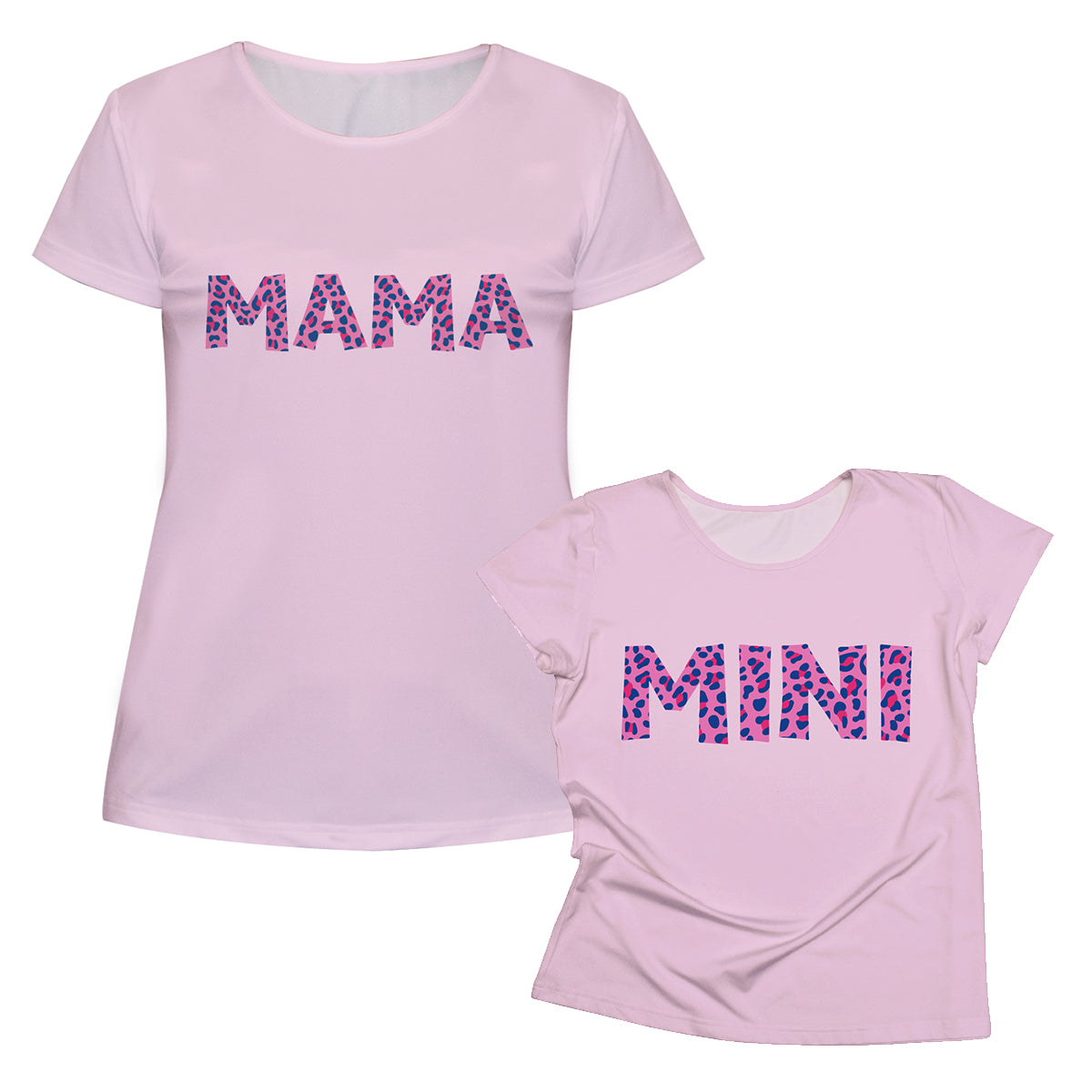 Leopard Print Mama Pink Short Sleeve Tee Shirt - Wimziy&Co.