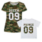 Queen Print Personalized Number Green Short Sleeve Tee Shirt - Wimziy&Co.