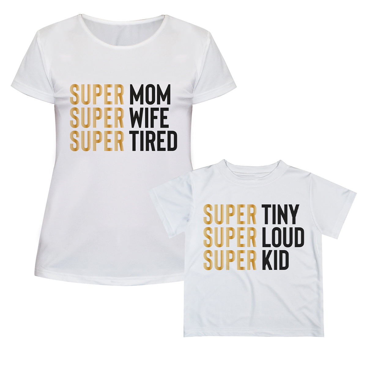 Super Timy Super Loud White Short Sleeve Tee Shirt - Wimziy&Co.