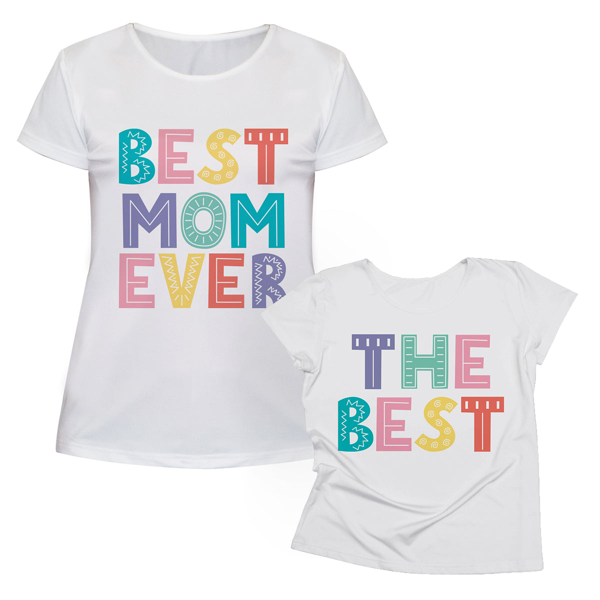 Best Mom Ever White Short Sleeve Tee Shirt - Wimziy&Co.