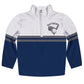 Golf Personalized Name White and Navy Heavy Weight Performance 4-way Stretch 1/4 Zip Pullover