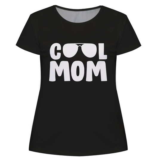 Cool Mom Black Short Sleeve Tee Shirt