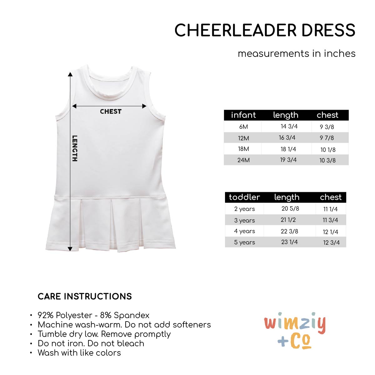 Orange & White Sleeveless Cheerleader Dress - Wimziy&Co.