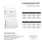 Green & White Sleeveless Cheerleader Set V2 - Wimziy&Co.