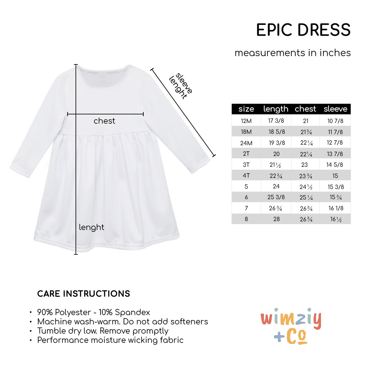 Unicorns Print Gray Long Sleeve Epic Dress - Wimziy&Co.