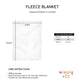 Basketball Balls Print Personalized Name Black Fleece Blanket 40 x 58 - Wimziy&Co.