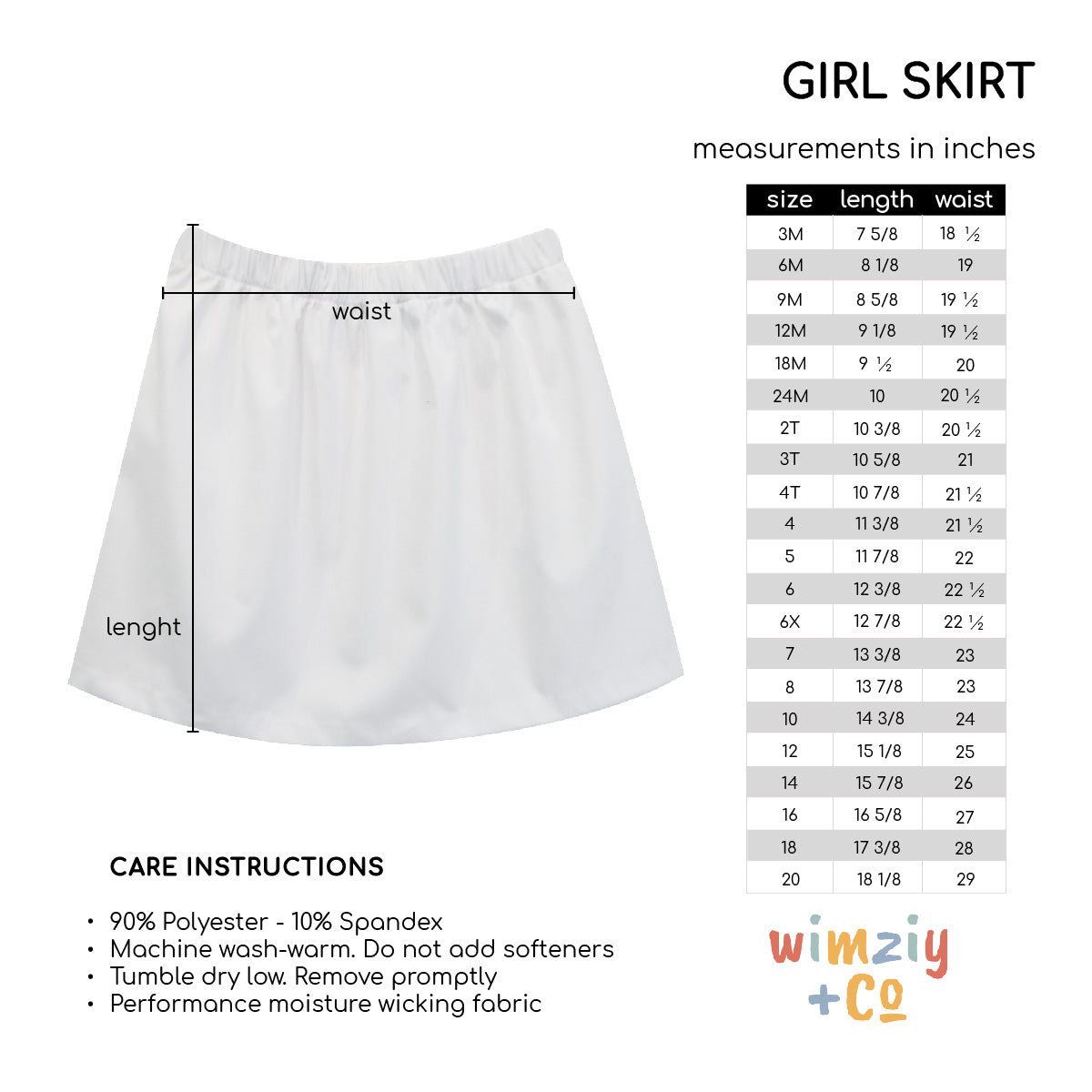 Argyle Print Monogram Girl White Skirt – Wimziy&Co.
