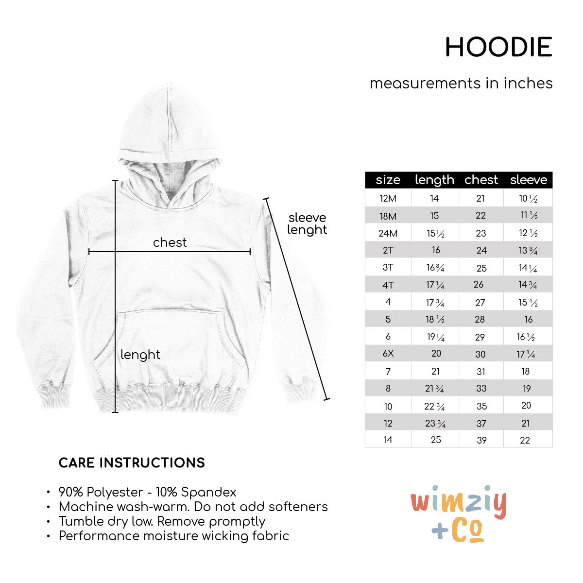 Royal Gold and White Fleece Long Sleeve Hoodie V1 - Wimziy&Co.