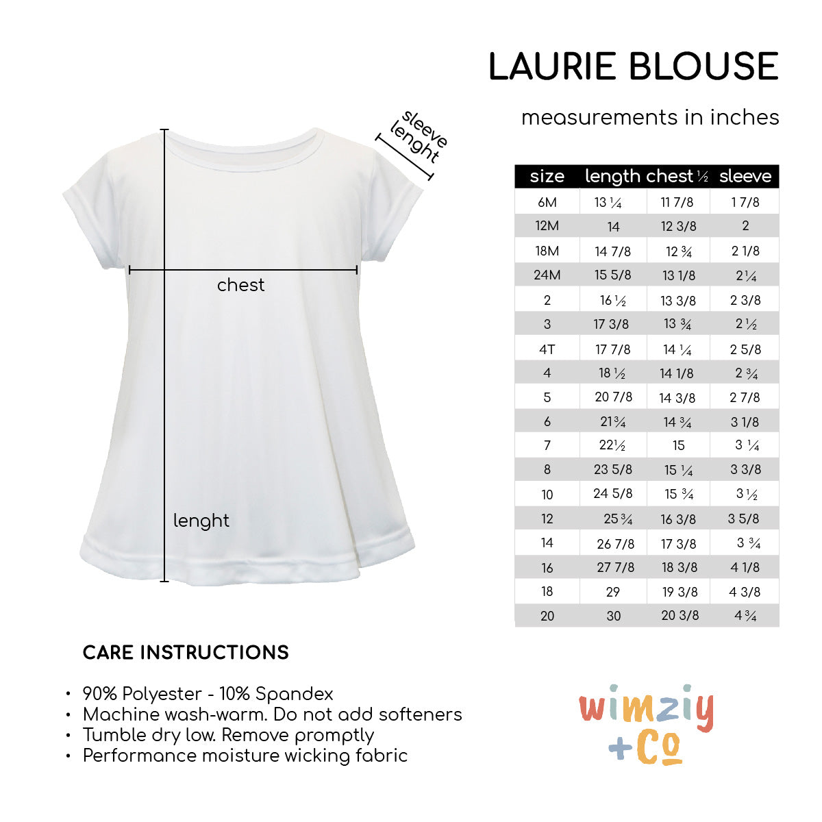 Carriage Name White Short Sleeve Laurie Top - Wimziy&Co.