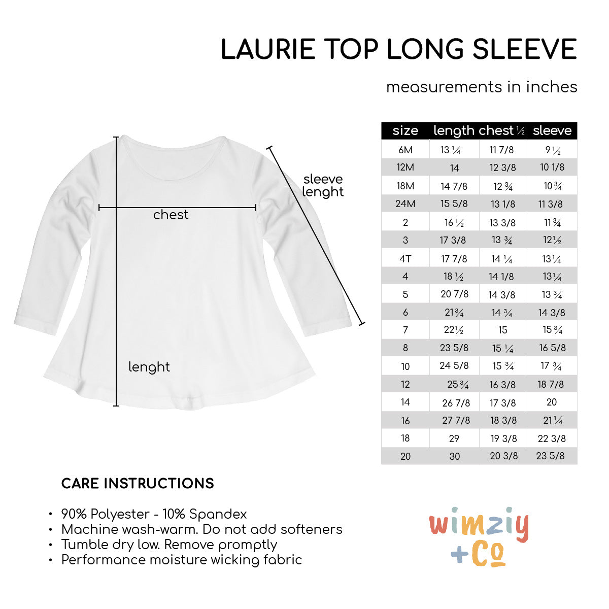 Black Solid Long Sleeve Laurie Top - Wimziy&Co.