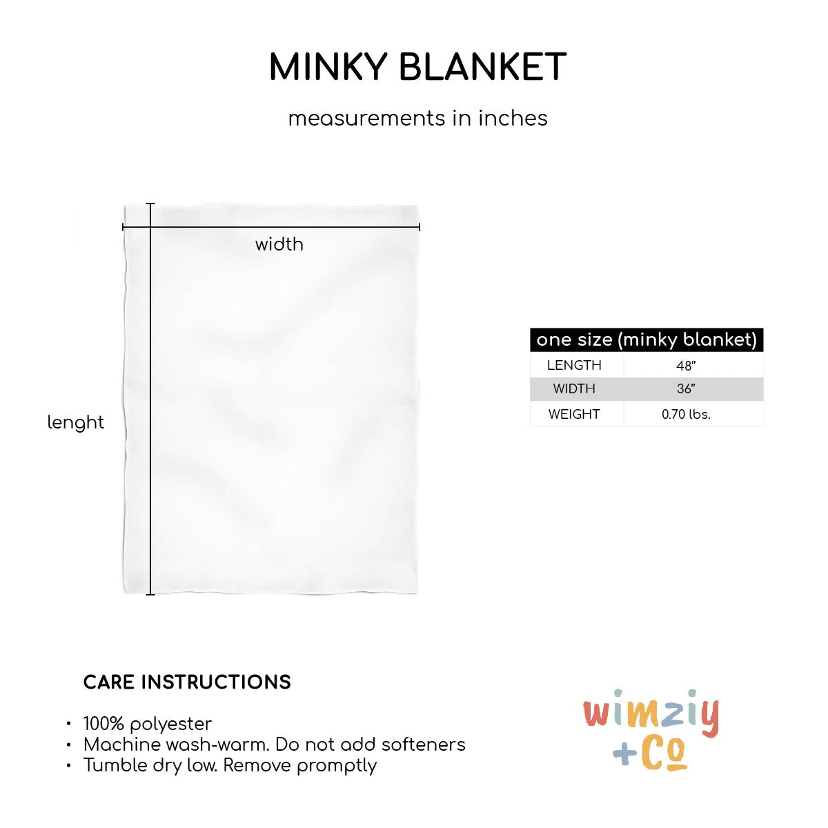 Unicorn Personalized Monogram Mint Plush Minky Throw 36" x 48" - Wimziy&Co.
