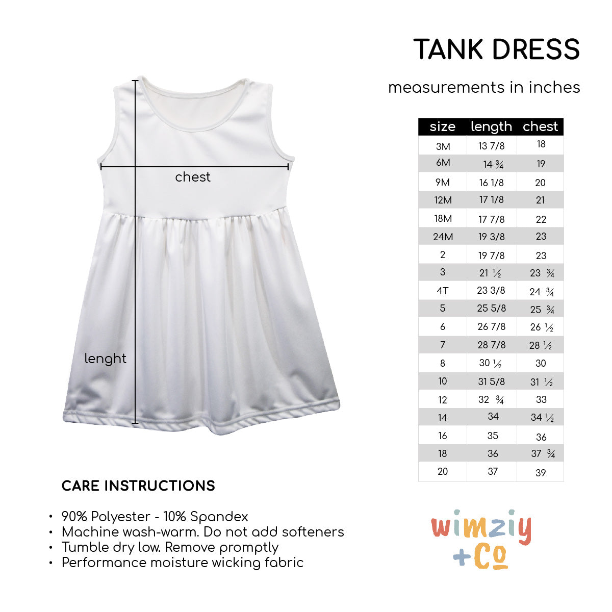 Hearts Print White Tank Dress - Wimziy&Co.