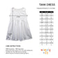 Royal and White Sleeveless Tank Dress Stripes on Skirt - Wimziy&Co.