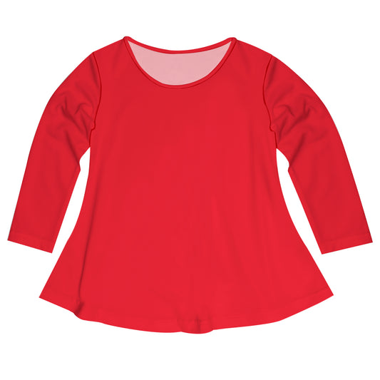 Red Long Sleeve Laurie Top