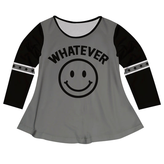 Whatever! Gray Laurie Top