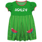 Watermelon Personalized Name Green Short Sleeve Epic Dress