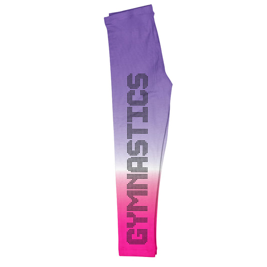 Gymnastics Pink And Purple Leggings