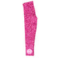 Glitter Print Personalized Monogram Pink Leggings