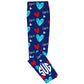 Love and Hearts Blue Leggings
