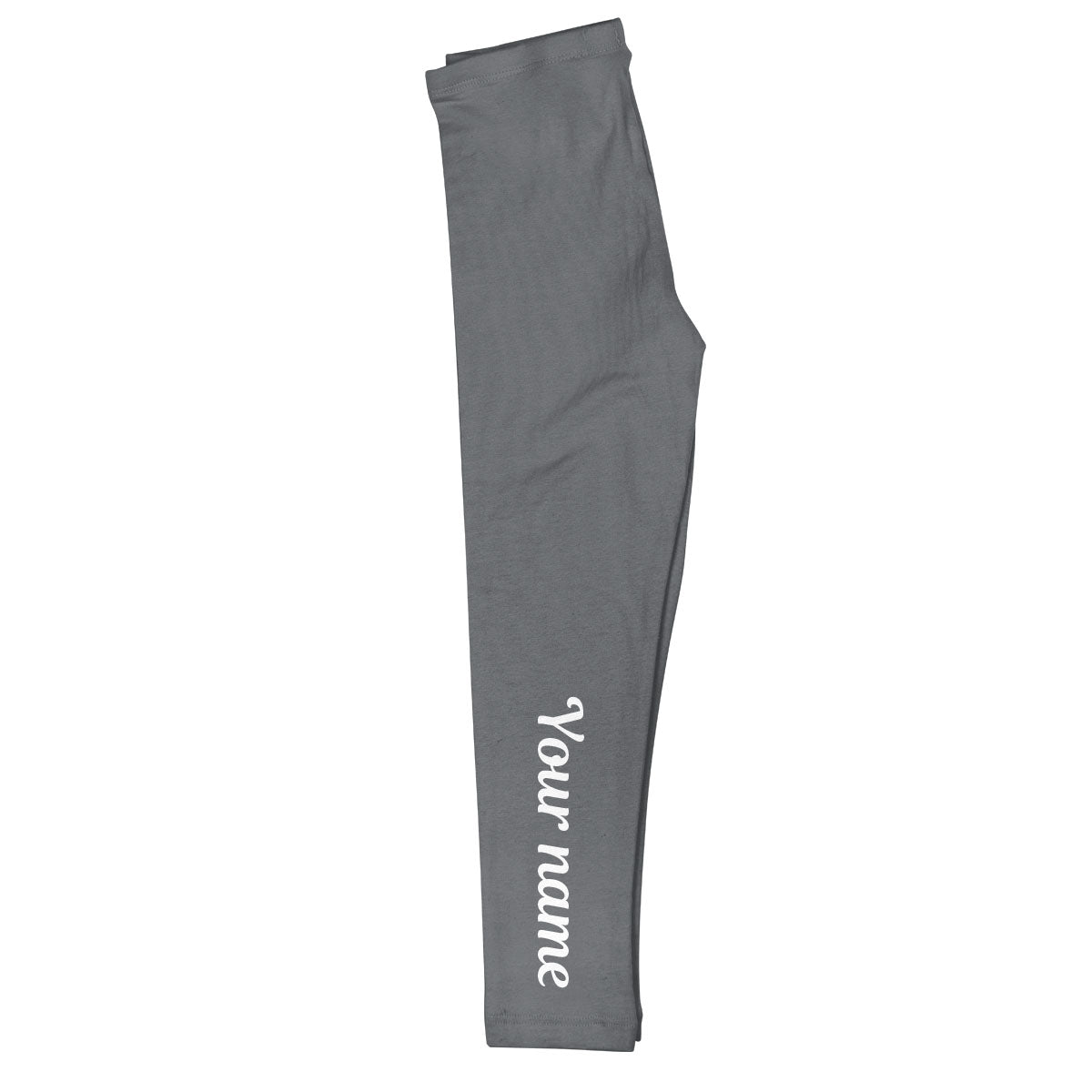 Personalized Name Solid Color Girls Leggings - Wimziy&Co.
