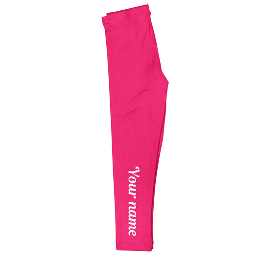 Personalized Name Solid Color Leggings - Wimziy&Co.