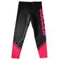 Soccer Black and Hot Pink Leggings - Wimziy&Co.