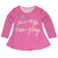 Always Amazing Hot Pink Long Sleeve Laurie Top
