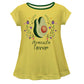 Avocado Lover Yellow and Green Short Sleeve Laurie Top
