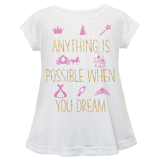 You Dream White Short Sleeve Laurie Top