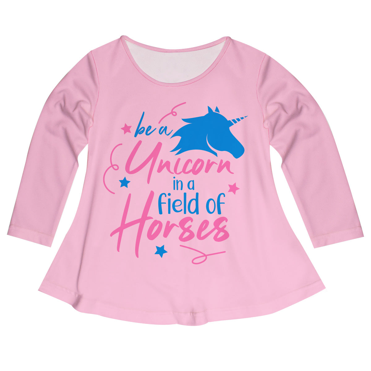 Be A Unicorn Pink Long Sleeve Laurie Top