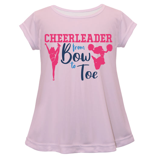 Cheerleader Pink Short Sleeve Laurie Top