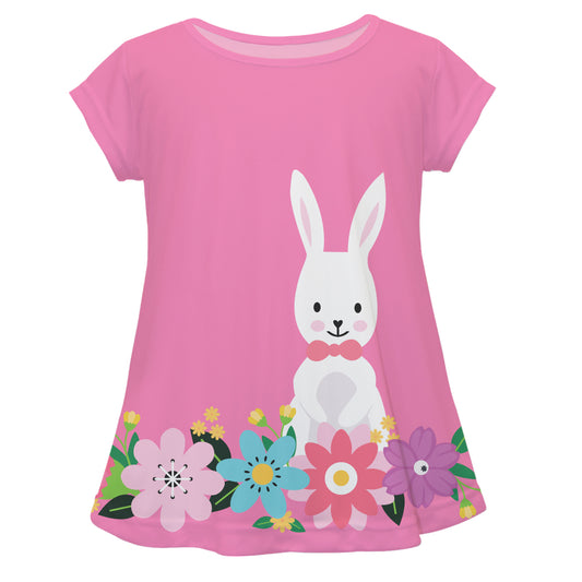 Easter Bunny Pink Short Sleeve Laurie Top