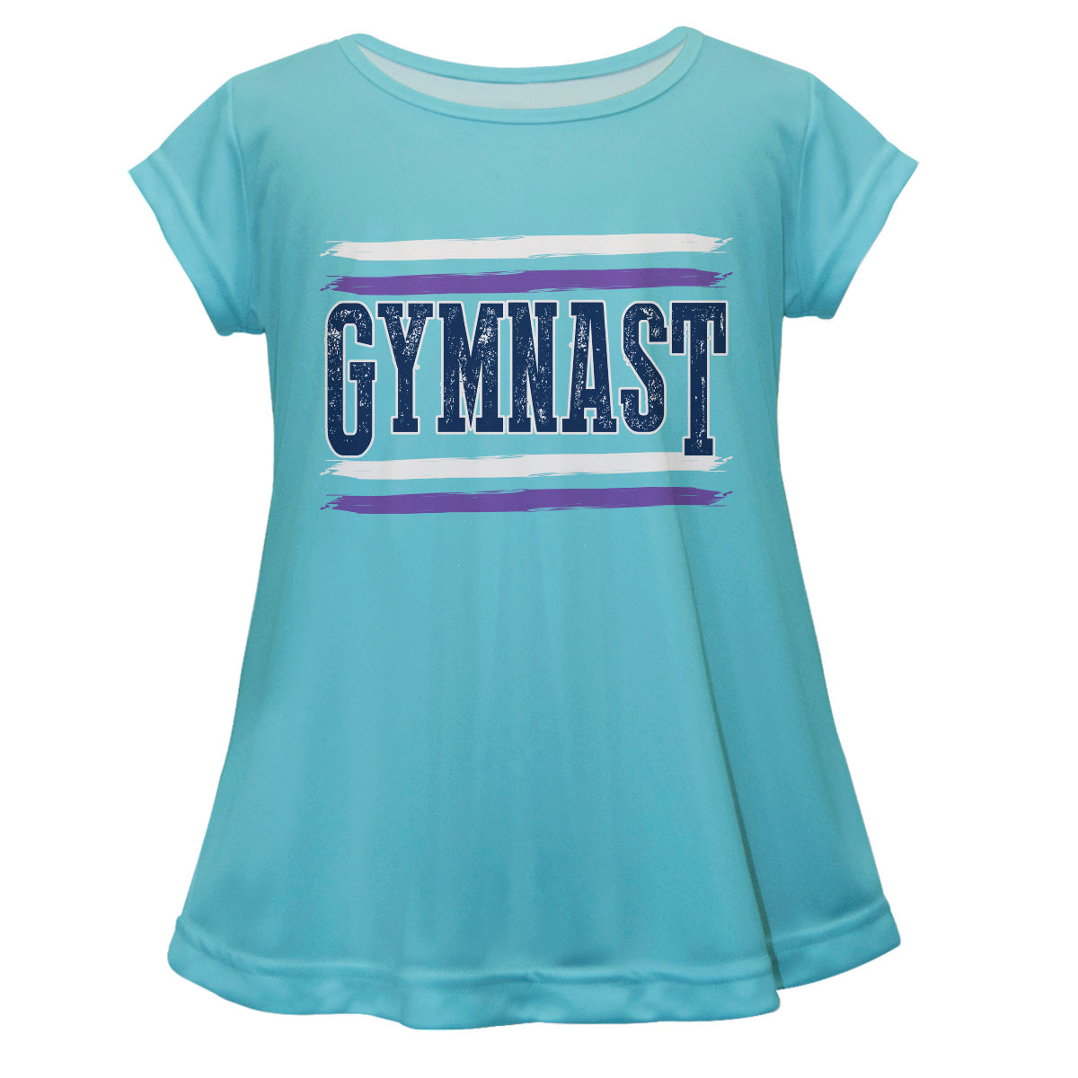 Gymnast Turquoise Short Sleeve Laurie Top