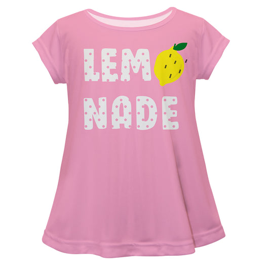 Lemonade Pink Short Sleeve Laurie Top