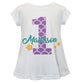Name Your Age White Short Sleeve Laurie Top