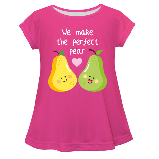 We Make The Perfect Pear Pink Short Sleeve Laurie Top